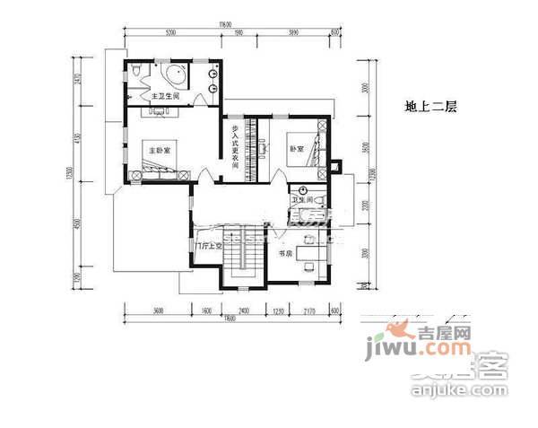 帝京花园3室2厅2卫户型图