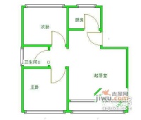 程庄北里1室1厅1卫76㎡户型图