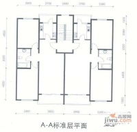 程庄北里2室1厅2卫92㎡户型图