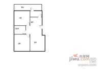 育芳园甲1号院2室1厅1卫70㎡户型图