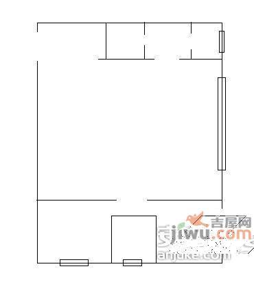 时代财富天地1室1厅1卫268㎡户型图