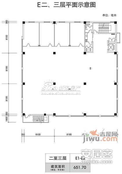 富锦嘉园3室1厅1卫135㎡户型图