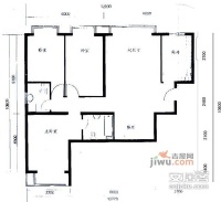 庄维三期3室2厅2卫131㎡户型图