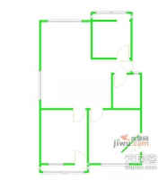 鑫宝苑2室1厅1卫140㎡户型图