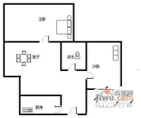 石榴园2室2厅1卫户型图