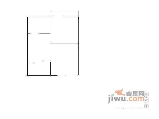 马家堡67号院1室1厅1卫58㎡户型图