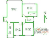 星河城春季星空3室2厅2卫172㎡户型图