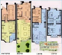 未来假日花园4室3厅3卫368㎡户型图