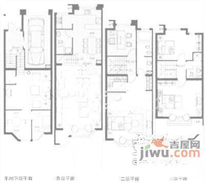 未来假日花园5室3厅3卫368㎡户型图