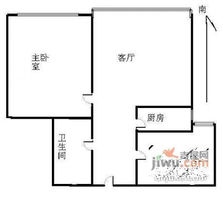 明日嘉园2室1厅1卫95㎡户型图