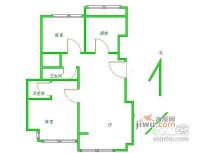 世华水岸2室2厅2卫125㎡户型图