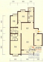 珠江骏景北区4室2厅2卫172㎡户型图