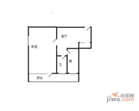 果园南小区1室1厅1卫69㎡户型图