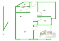 珠江骏景中区2室2厅1卫106㎡户型图