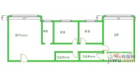 盛今大厦3室1厅2卫户型图