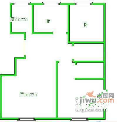 丰泽居3室2厅2卫130㎡户型图