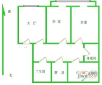 丰泽居3室2厅1卫120㎡户型图