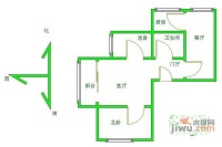 成寿寺小区2室1厅1卫75㎡户型图