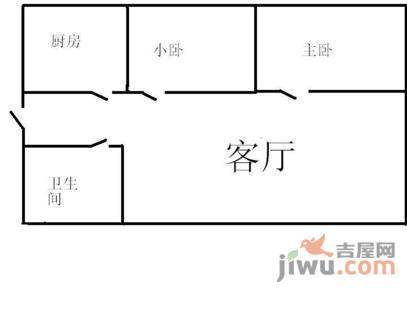 方安苑小区2室1厅1卫160㎡户型图