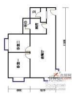 碧桂园2室1厅1卫120㎡户型图