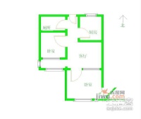 西潞园四里2室1厅1卫65㎡户型图