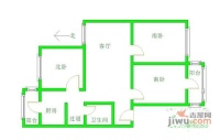 昊天温泉家园3室1厅1卫107㎡户型图