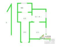东四三条1室1厅1卫户型图