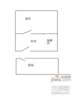 东四七条小区1室1厅1卫21㎡户型图