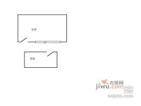 东四五条1室1厅1卫30㎡户型图