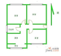 青年沟小区3室1厅1卫户型图