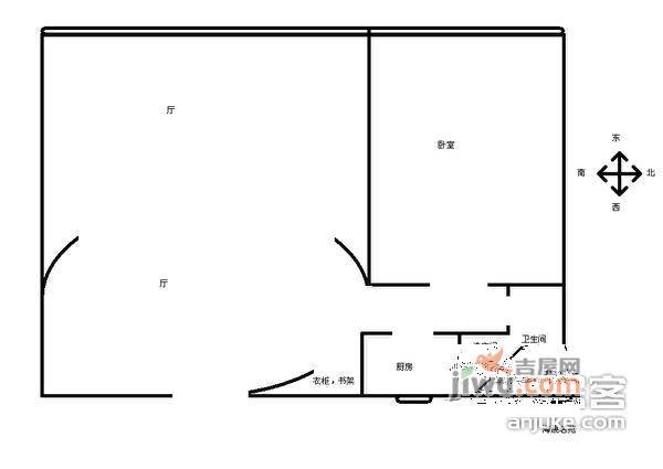 海晟名苑1室0厅0卫户型图