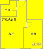 东方银座1室1厅1卫203㎡户型图