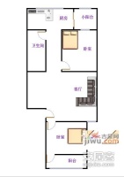 佳和园老区2室1厅1卫115㎡户型图