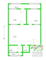 清乐园2室2厅1卫93㎡户型图