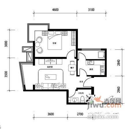 成和园1室1厅1卫72㎡户型图