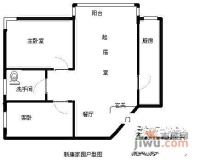 新康家园三期2室2厅2卫100㎡户型图