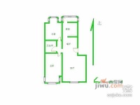 隆盛园西区2室2厅1卫102㎡户型图