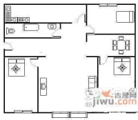 贵园东里3室2厅1卫130㎡户型图