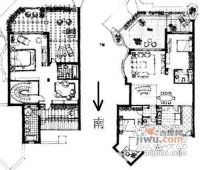 瀛海名居4室2厅3卫450㎡户型图