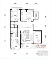 一品亦庄3室2厅2卫206㎡户型图