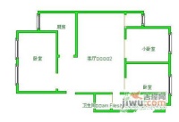 金惠园三里3室1厅1卫110㎡户型图