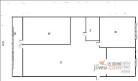 枣园北里2室1厅1卫90㎡户型图