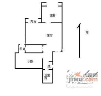 永铁苑小区2室1厅1卫86㎡户型图