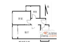 西革新里112号院2室1厅1卫60㎡户型图