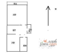 西革新里108号院2室1厅1卫98㎡户型图