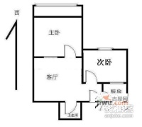 北京上舍2室1厅1卫96㎡户型图