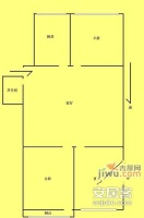 惠新南里5号院3室1厅1卫83㎡户型图