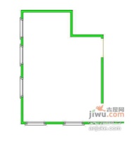 SOHO现代城1室1厅1卫88㎡户型图