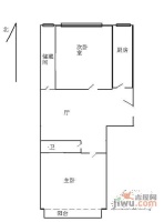 大羊坊甲4号院2室2厅1卫95㎡户型图