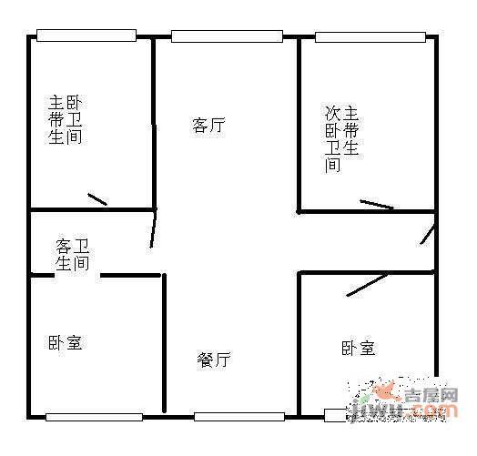 亚运新新家园林澜园4室3厅3卫262㎡户型图